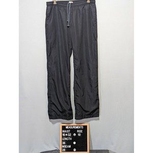 Nike The Athletic Dept Black  Adjustable Windbreaker Joggers Sweatpants Sz Small